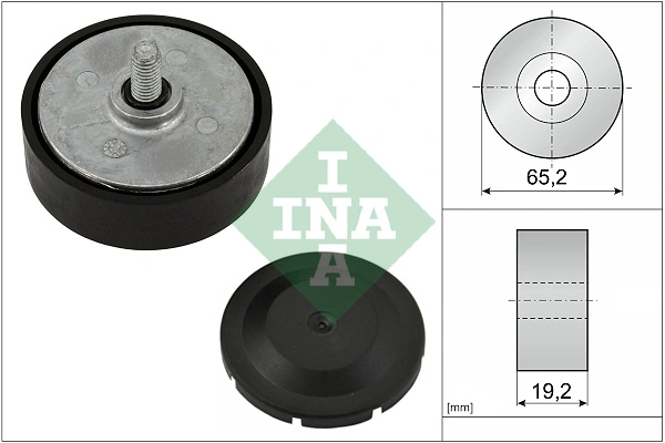 Deflection/Guide Pulley, V-ribbed belt
